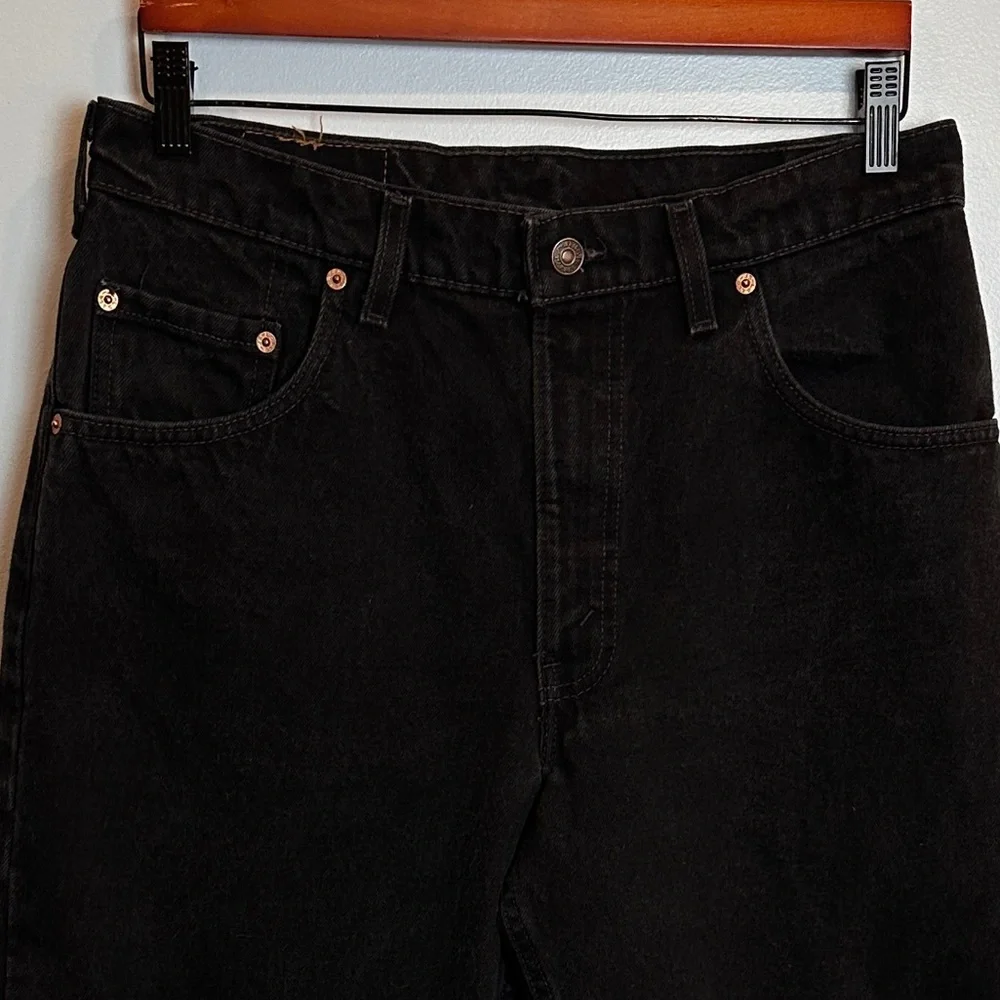 Levi's 560 Mom Jean Vintage 98 Black Jeans‎  made in USA 34
